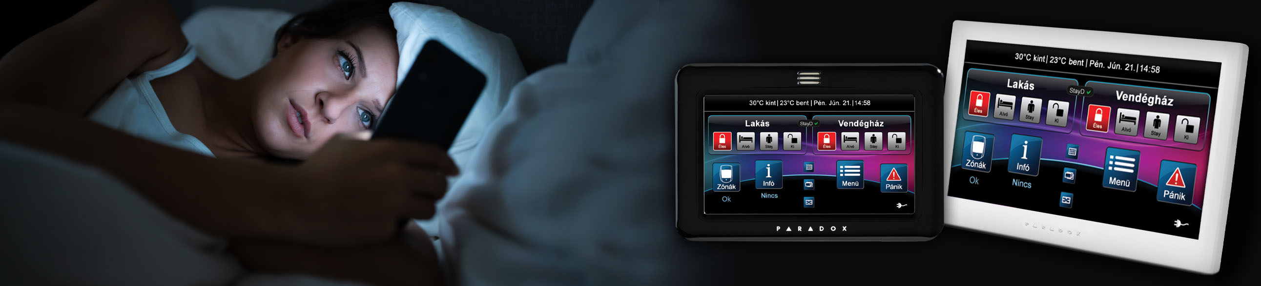 Paradox riasztó rendszerek - TM50 és TM70